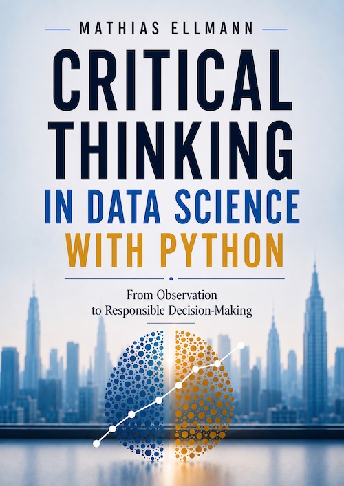 Book cover: Critical Thinking in Data Science with Python