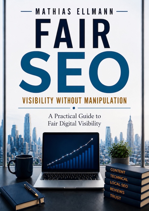 Book cover: Fair SEO — Visibility Without Manipulation
