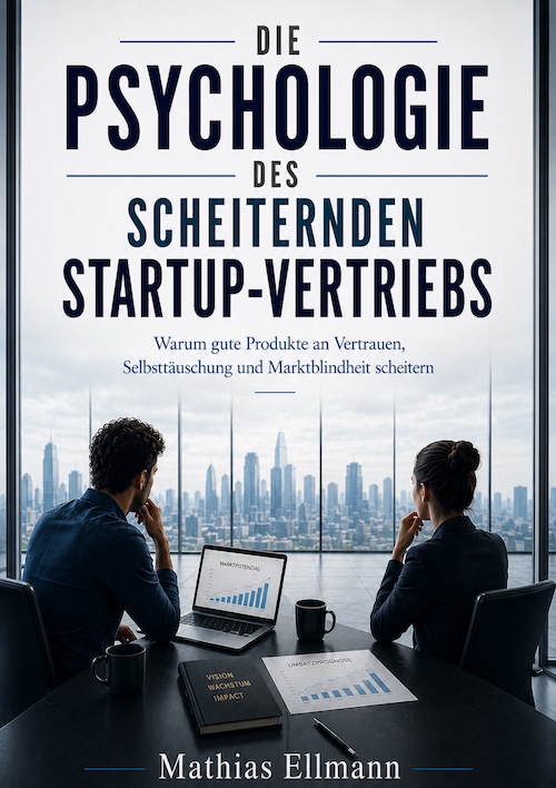 Buchcover: Die Psychologie des scheiternden Startup-Vertriebs