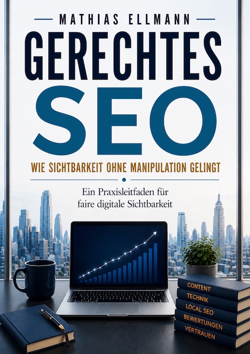 Buchcover: Gerechtes SEO – Wie Sichtbarkeit ohne Manipulation gelingt