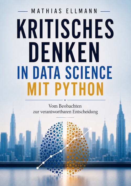 Buchcover: Kritisches Denken in Data Science mit Python
